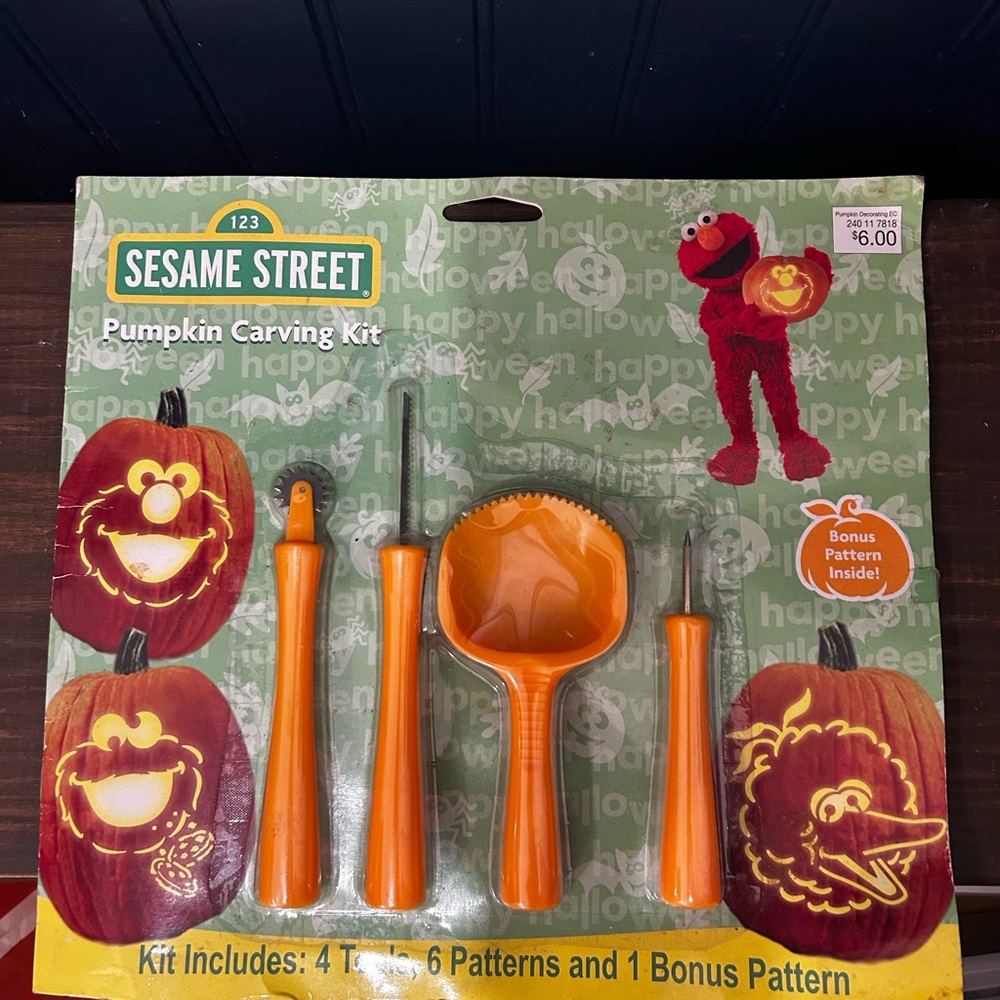Sesame Street Pumpkin Carving Kit
